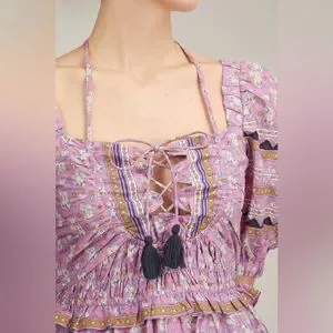 Sea New York | Dresses | Sea Perry Border Puff Sleeve Dress
